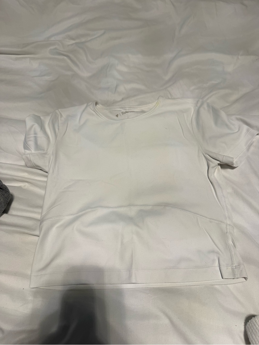 Aritzia White Short Sleeve Top